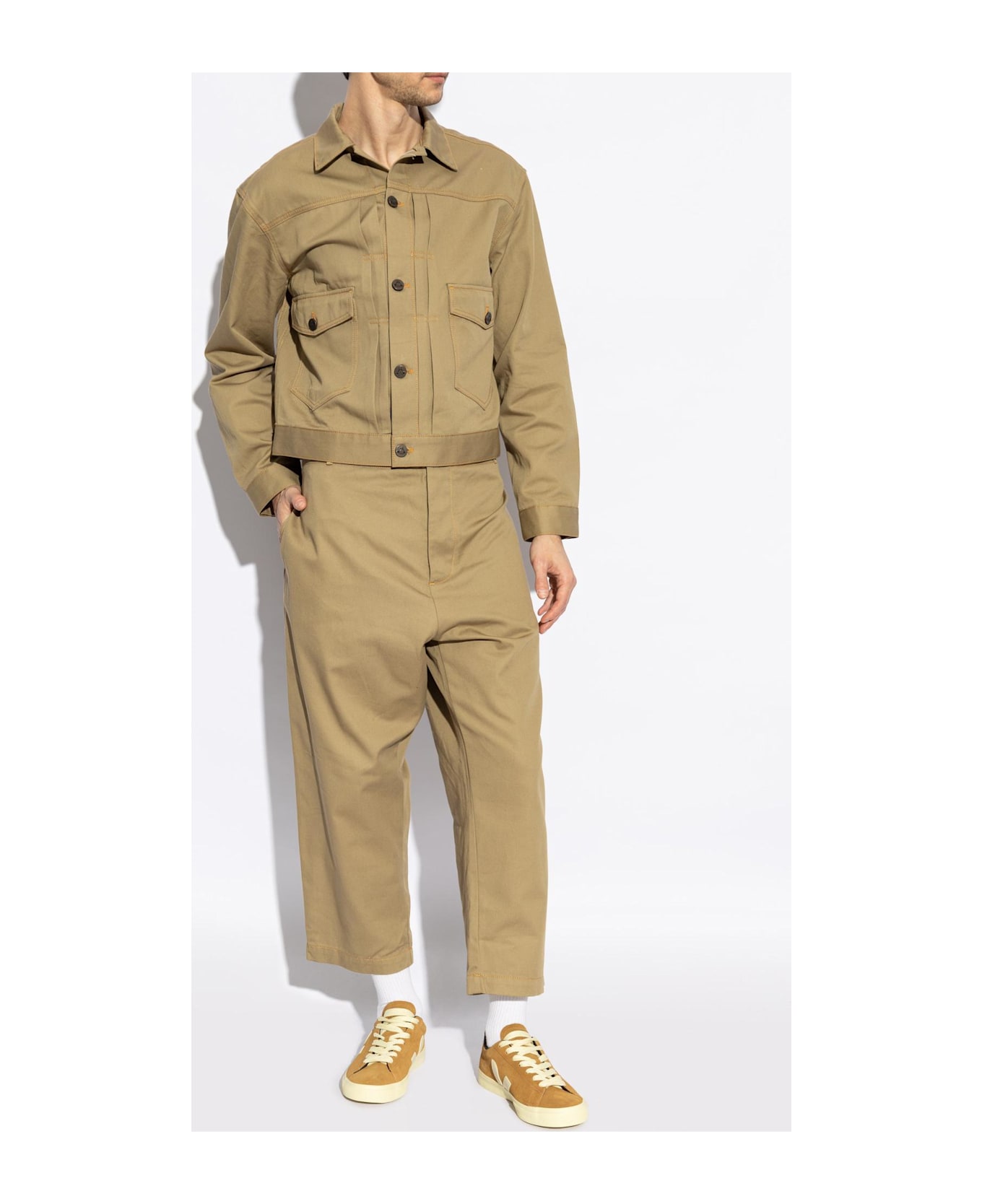 Veja Sneakers Campo Leather - Camel Pierre