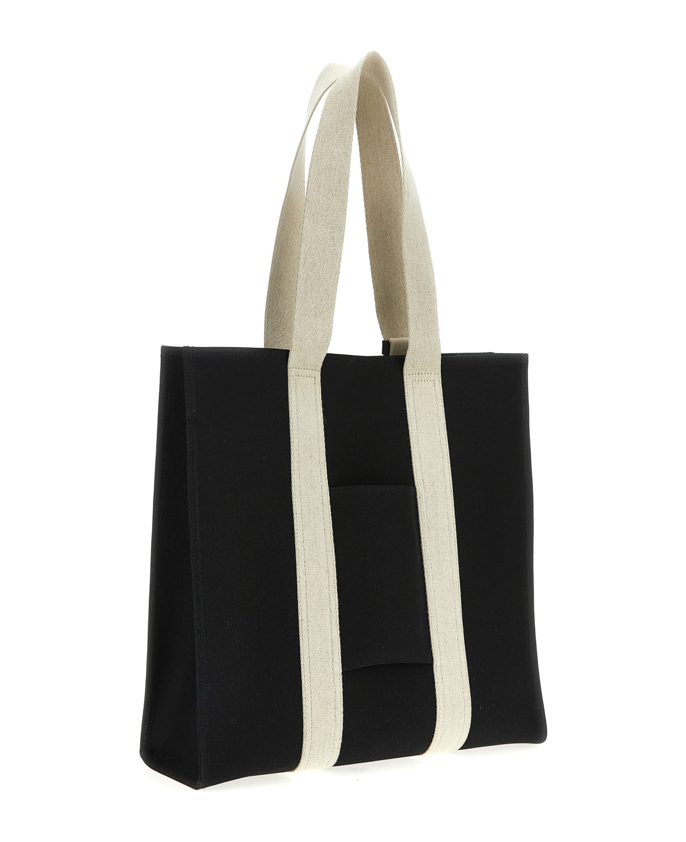 Jacquemus 'le Cabas Cuerda' Shopping Bag - White/Black トートバッグ