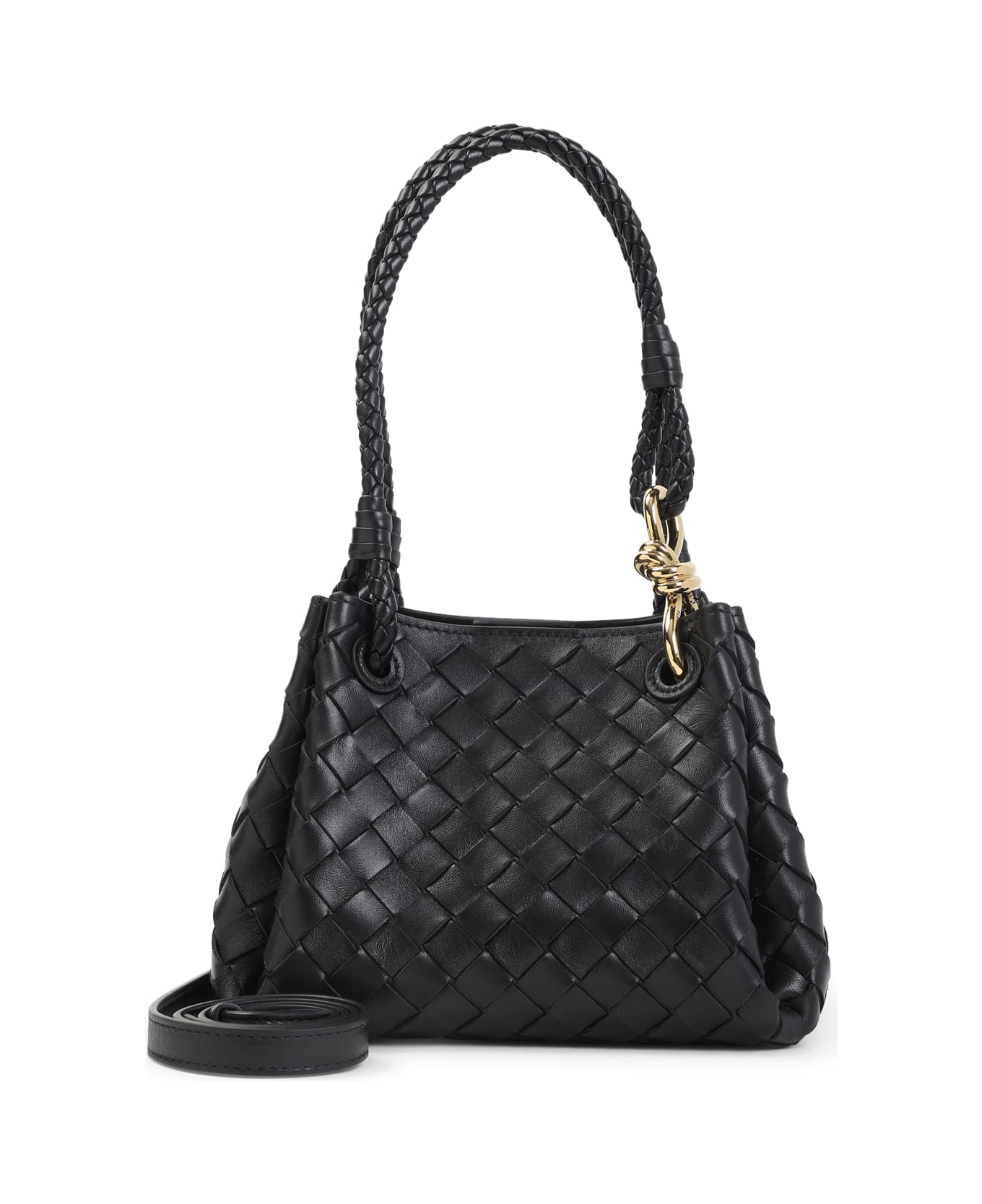 Bottega Veneta Parachute Small Handbag - Black