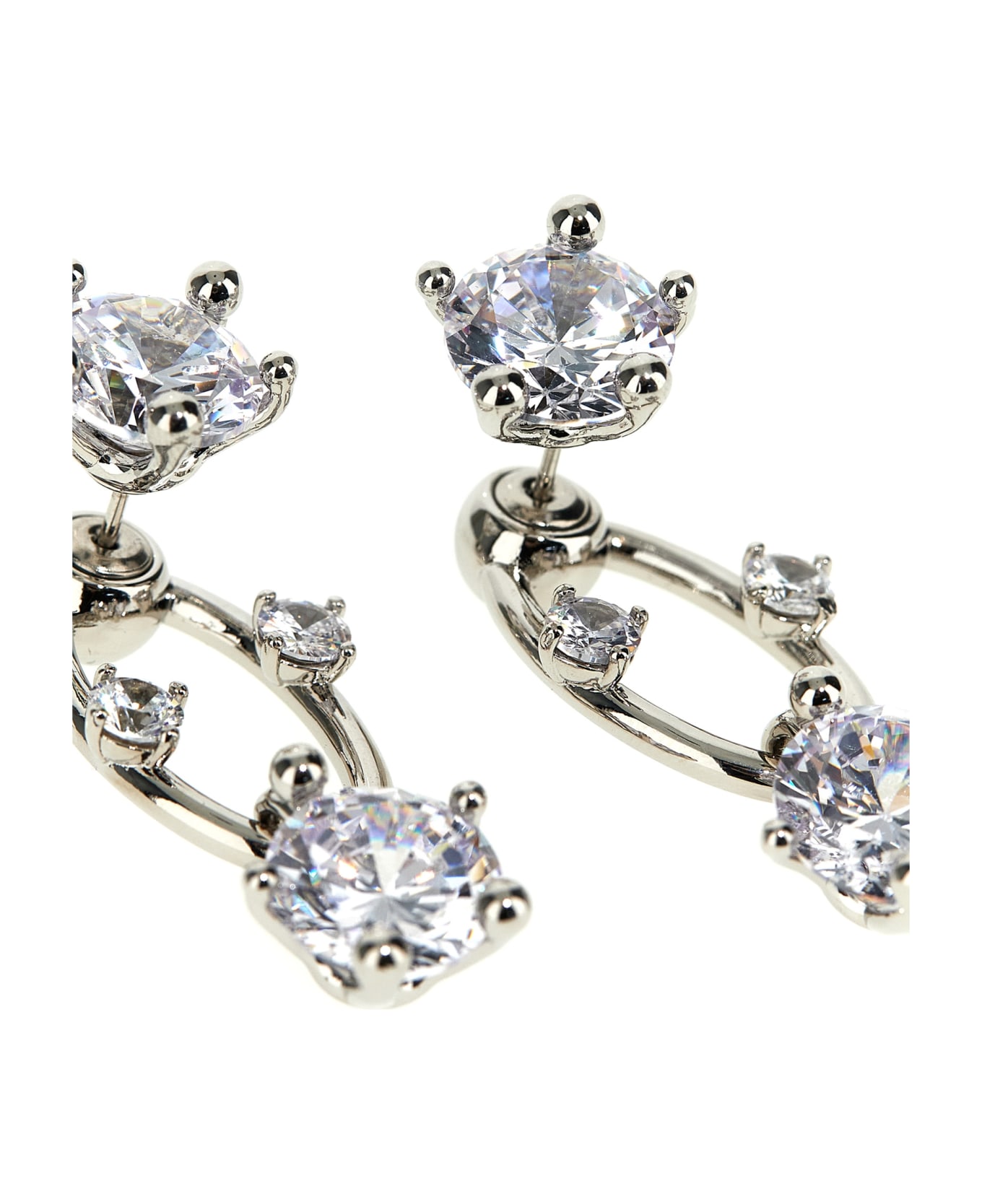 Panconesi 'diamanti Drop' Earrings - Silver ジュエリー
