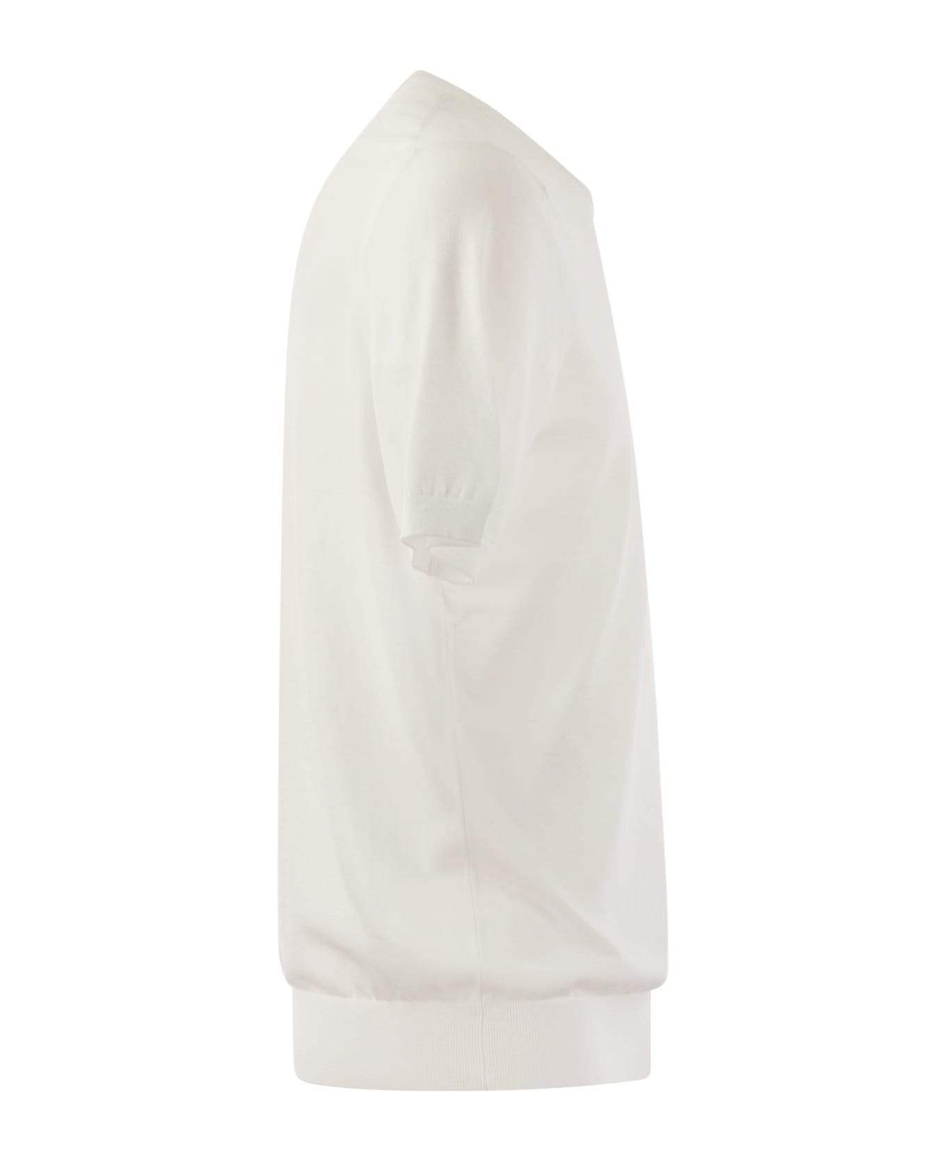 Tagliatore T-shirt In Cotton Fabric - White シャツ