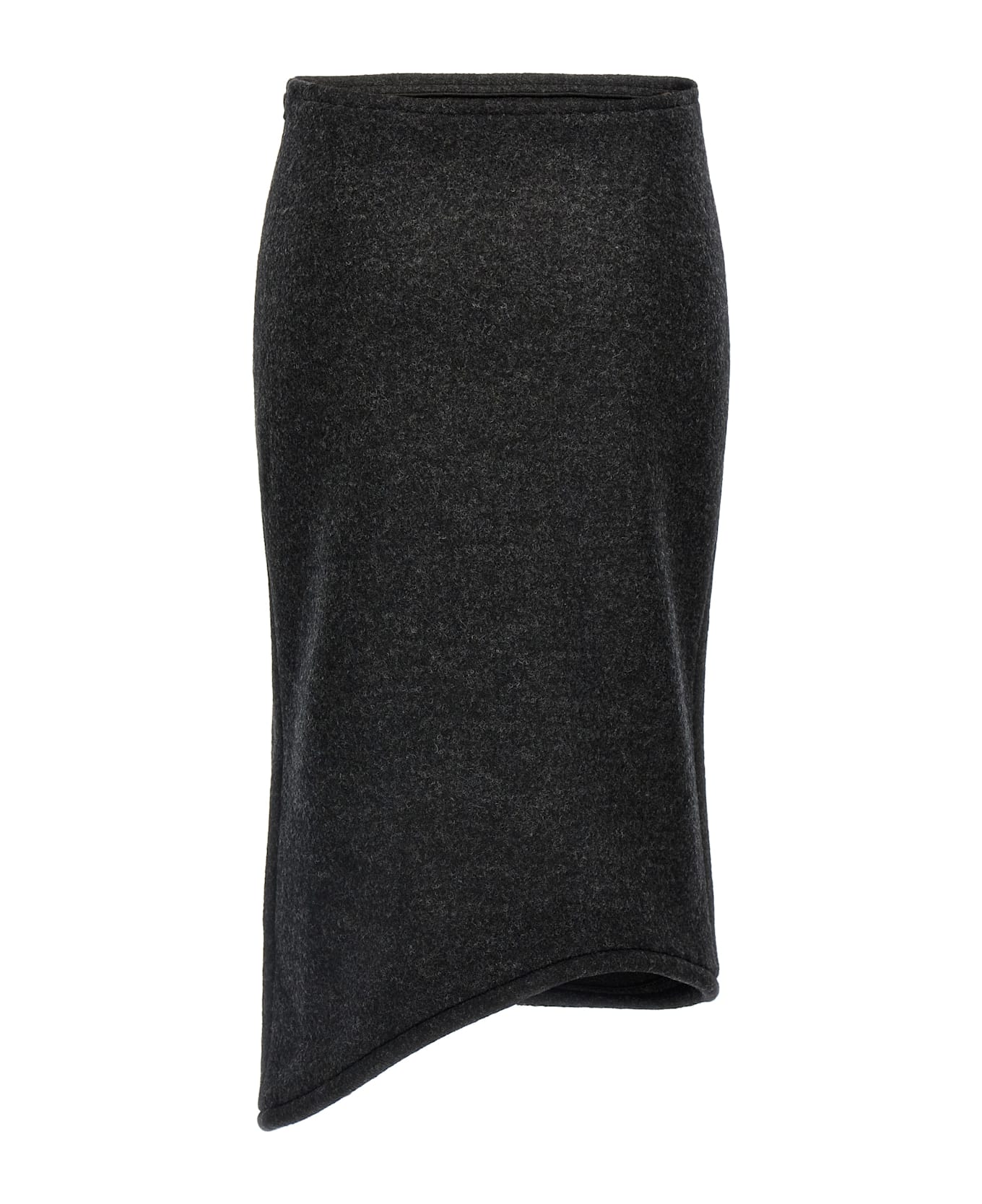 Victoria Beckham 'padded Tube Detail' Skirt - Gray