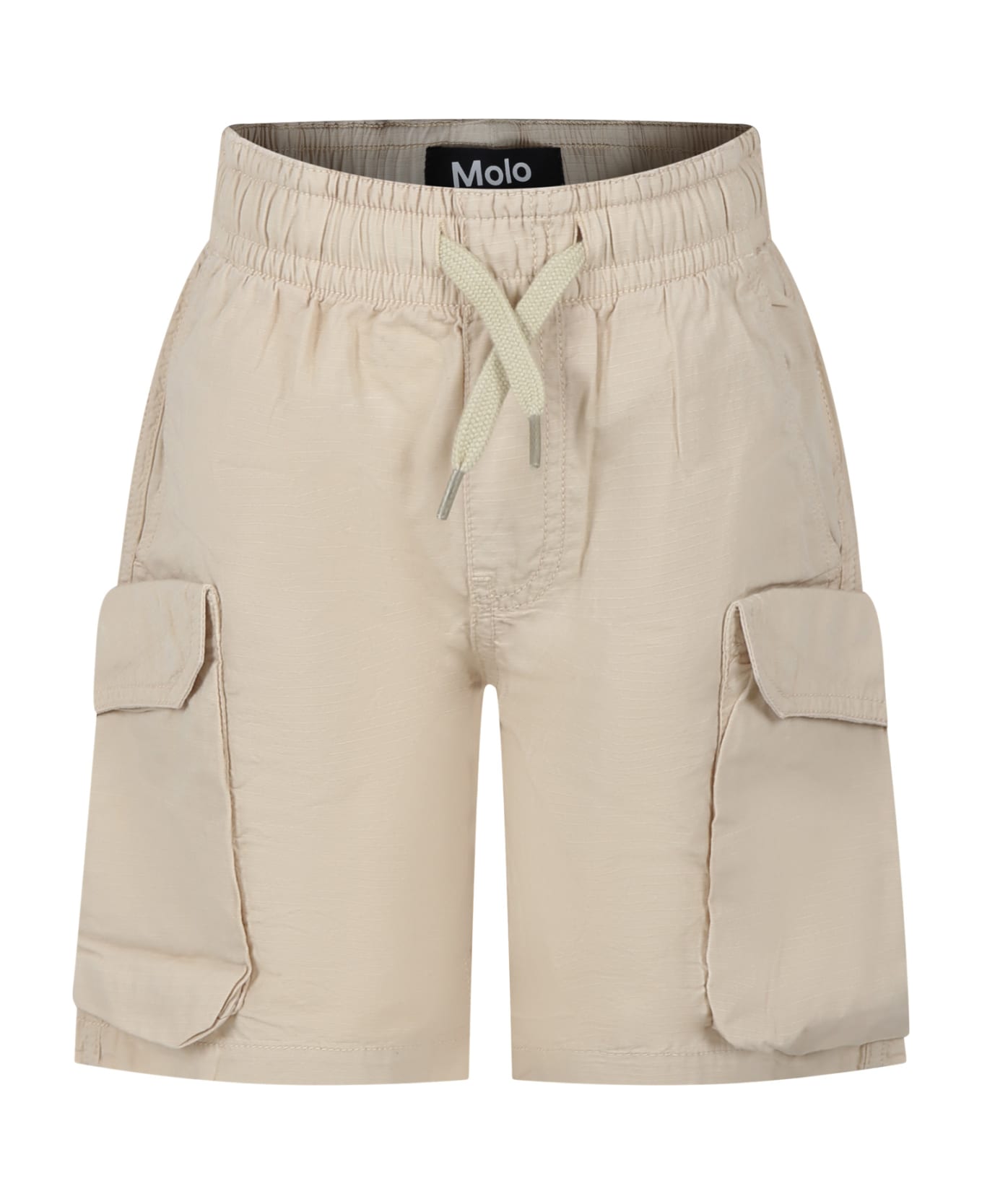 Molo Casual Argod Ivory Shorts For Boy - Ivory