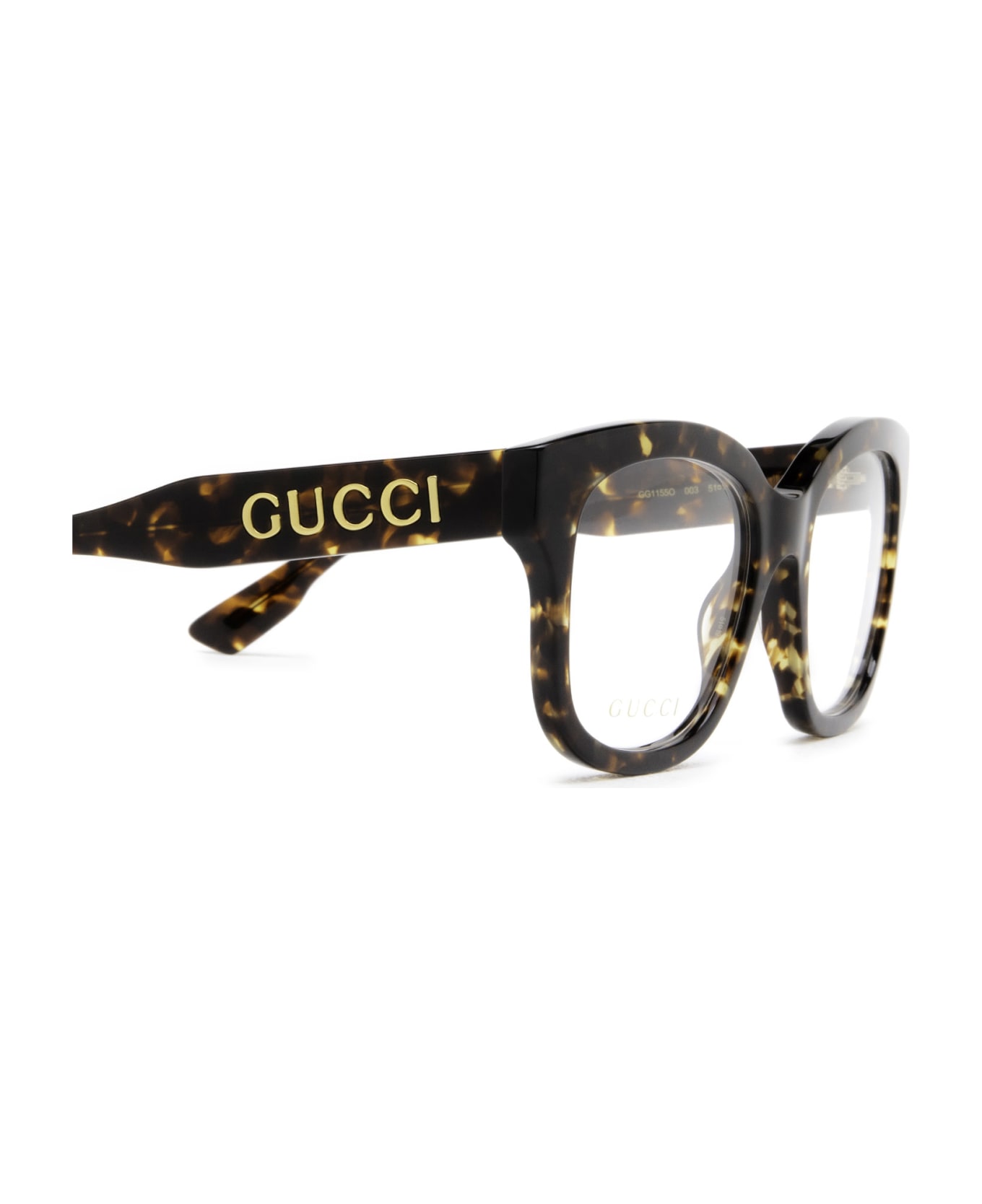 Gucci Eyewear Gg1155o Havana Glasses - Havana アイウェア