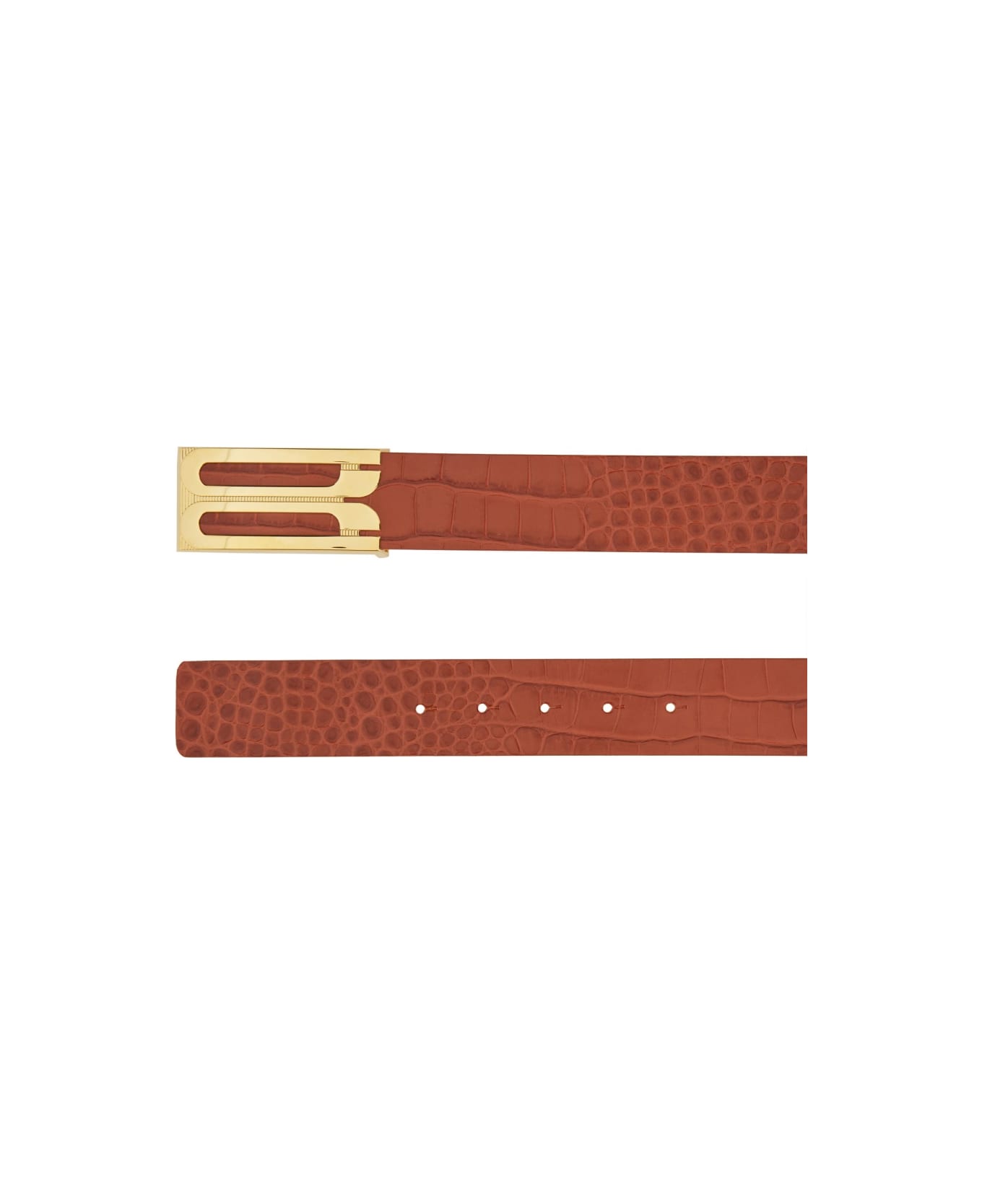 Victoria Beckham Leather Belt - BUFF