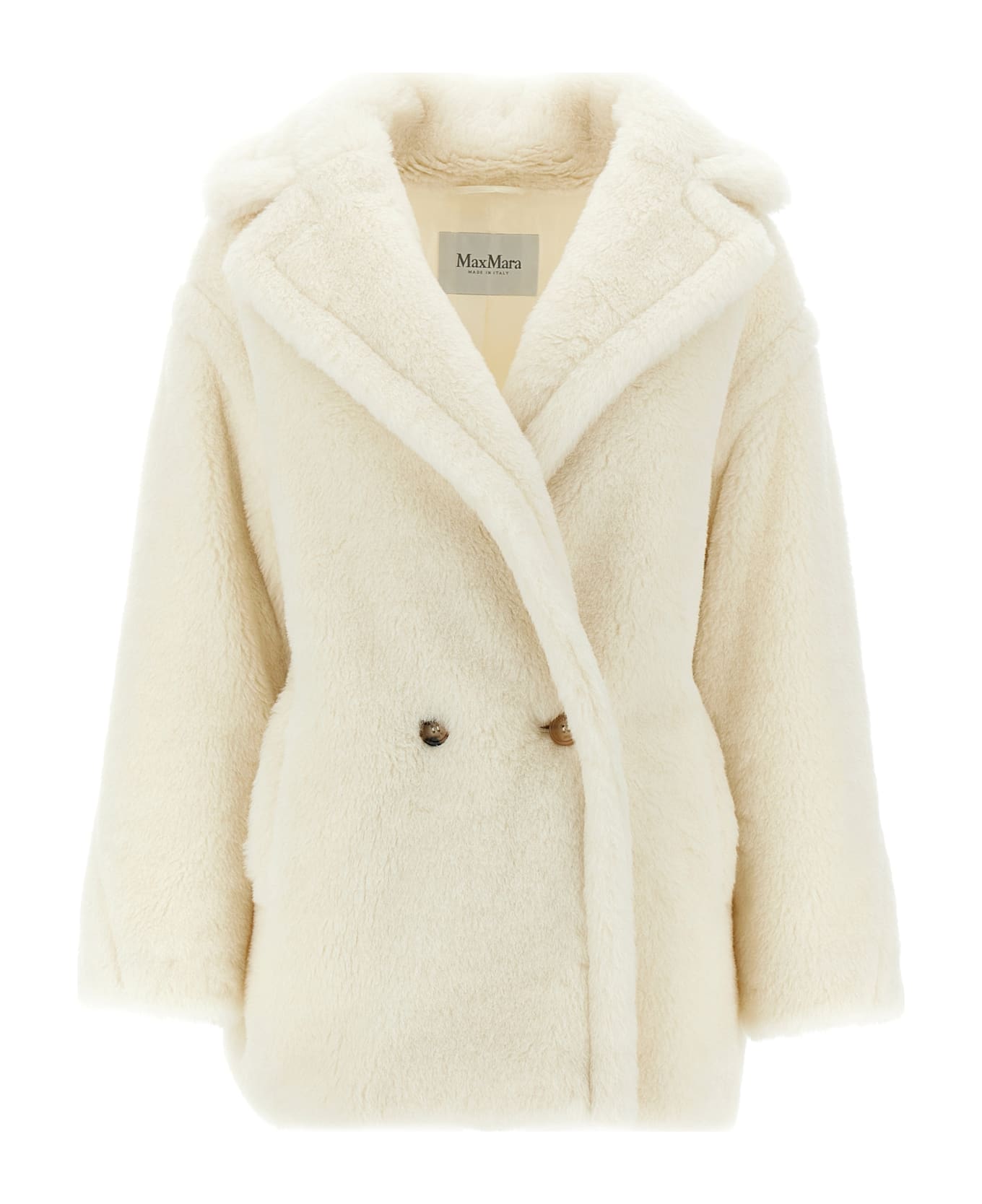 Max Mara 'teddy Bear Icon' Coat - White