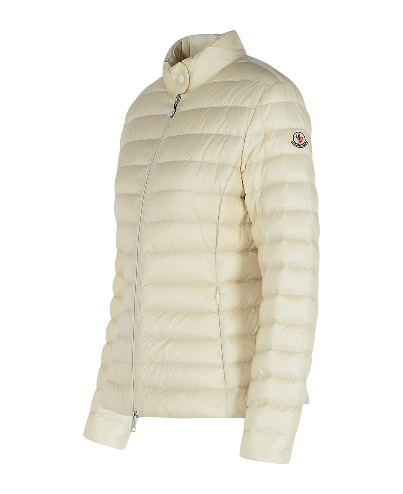 Moncler 
igelle
 Cream Polyamide Down Jacket - Cream