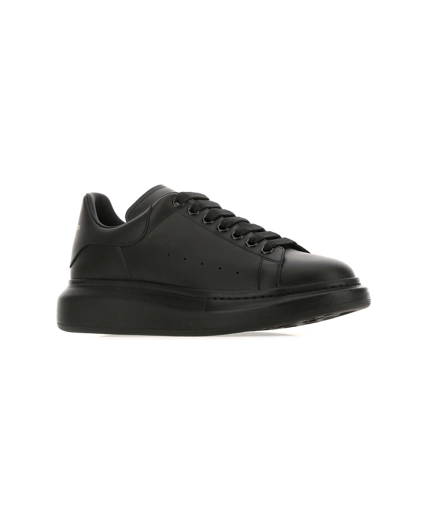 Alexander McQueen Black Leather Sneakers - 1000