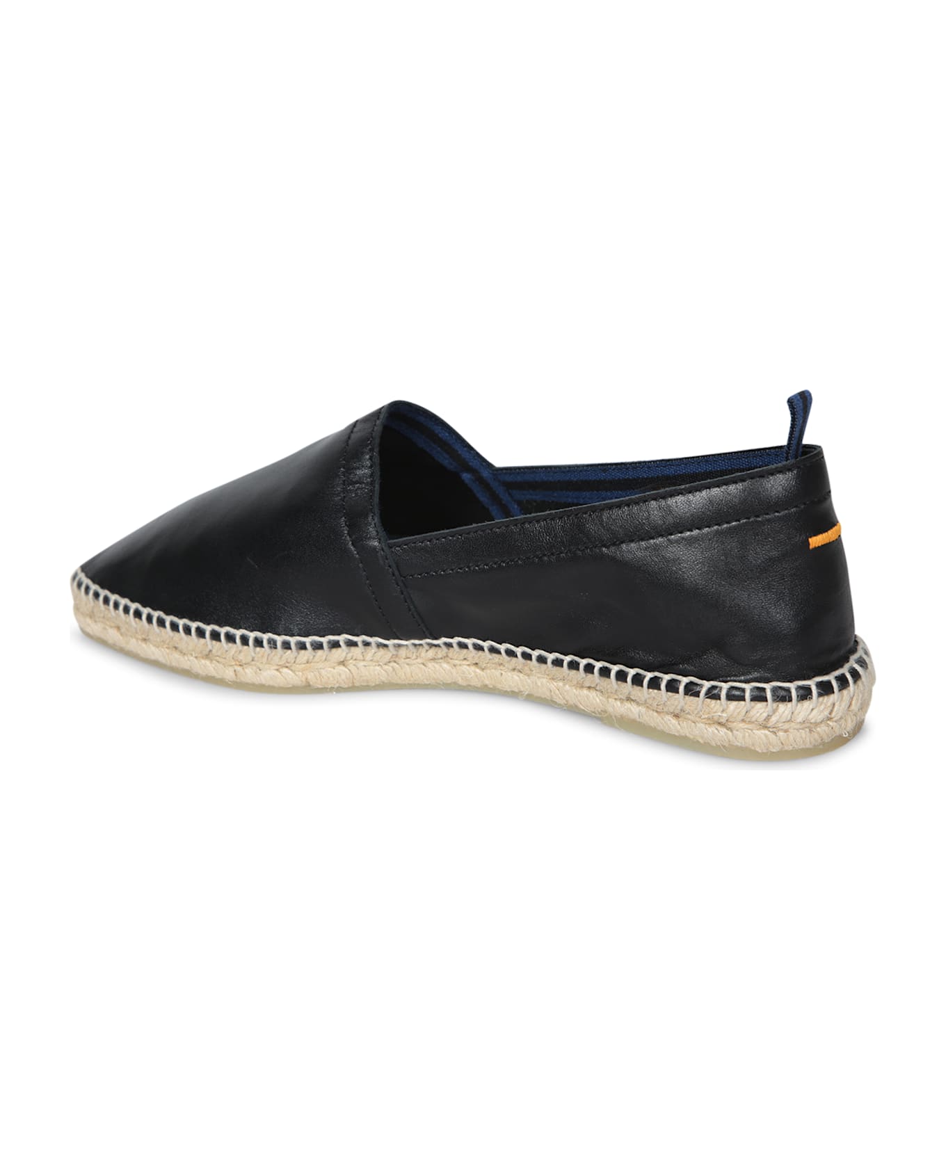 Castañer Black Leather Espadrilles - Black その他各種シューズ
