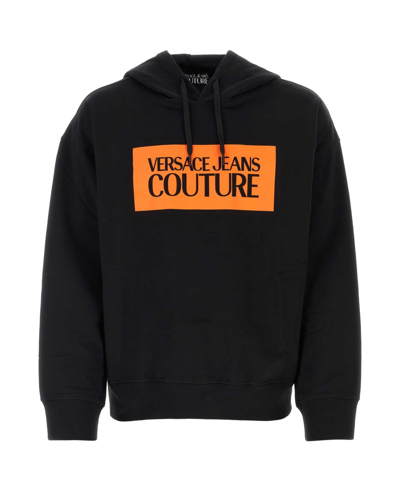 Versace Jeans Couture Black Cotton Sweatshirt - 899 フリース