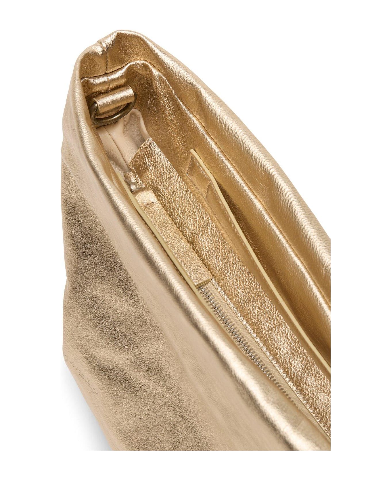 Marsell Fanta Shoulder Bag - Gold クラッチバッグ