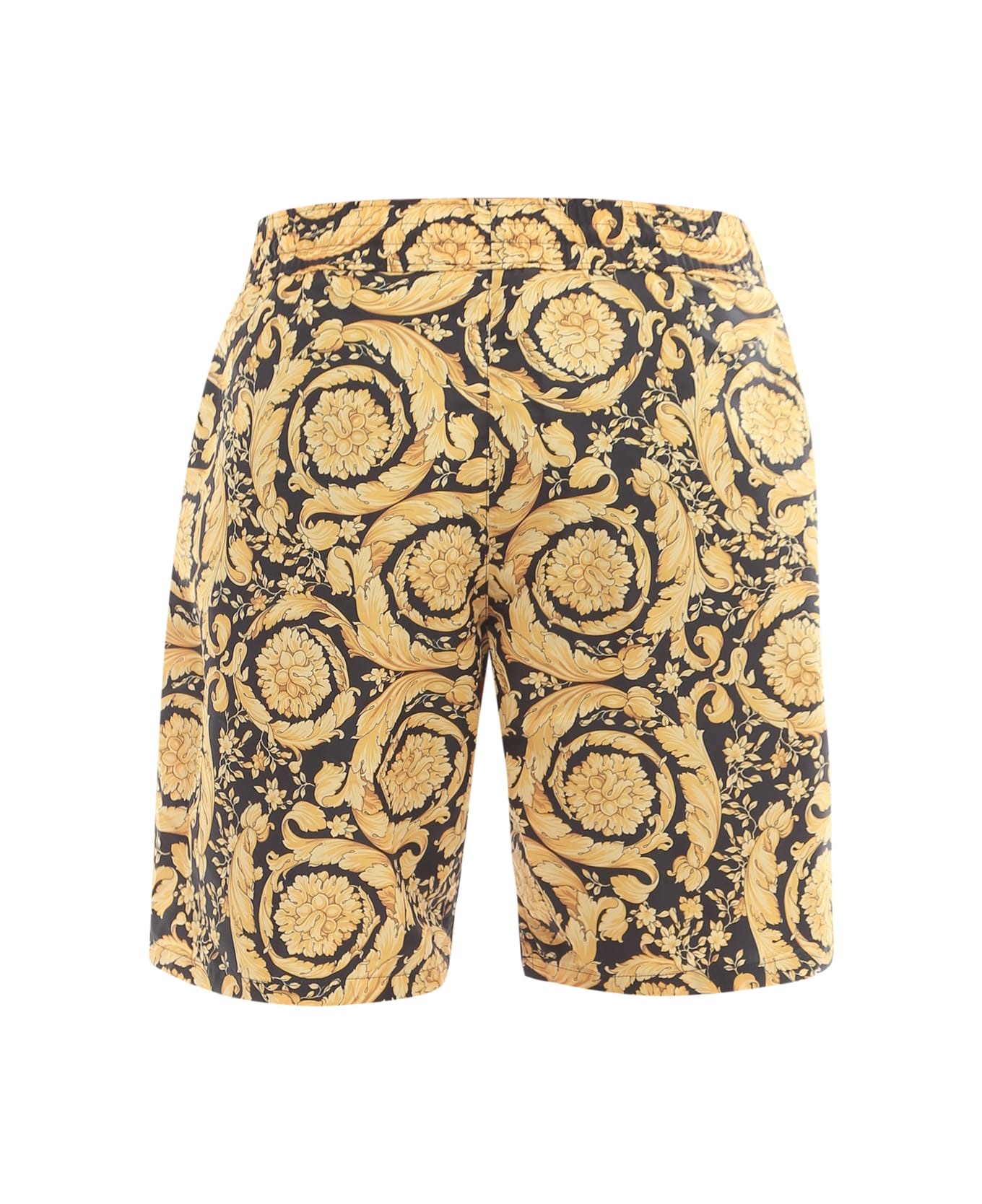 Versace Swim Trunks - BLACK/YELLOW