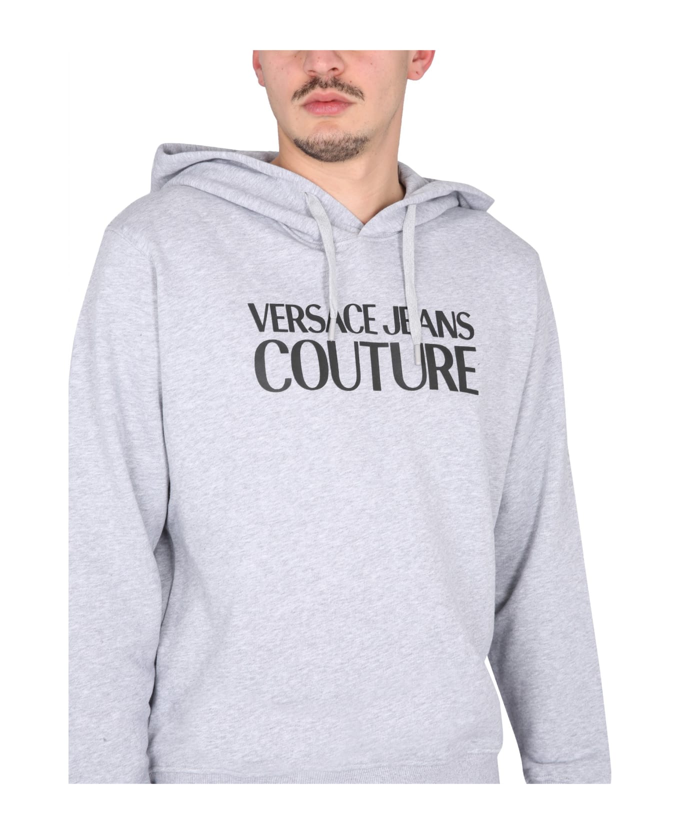 Versace Jeans Couture Sweatshirt With Logo - GRIGIO