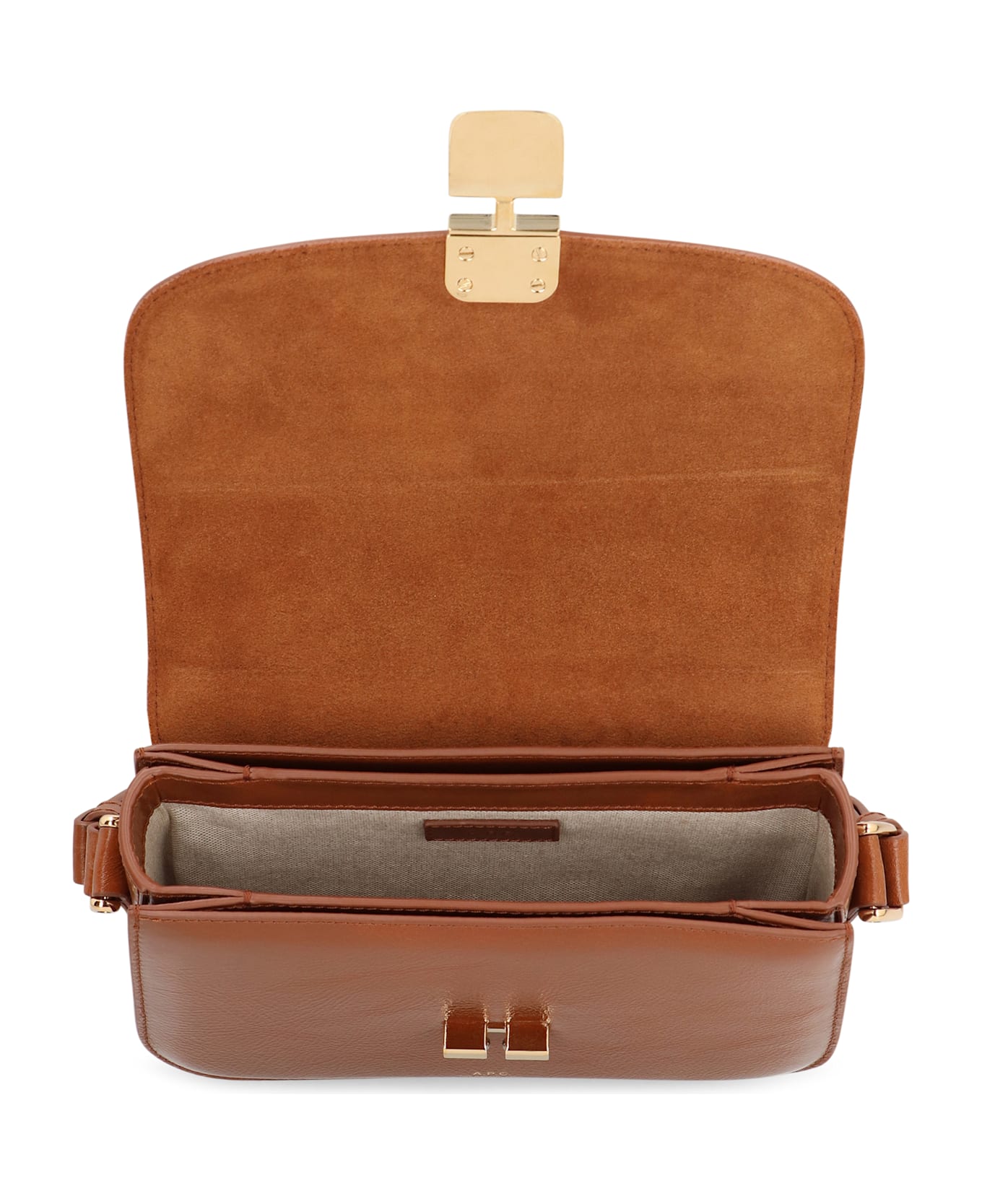 A.P.C. Grace Small Bag In Leather - brown