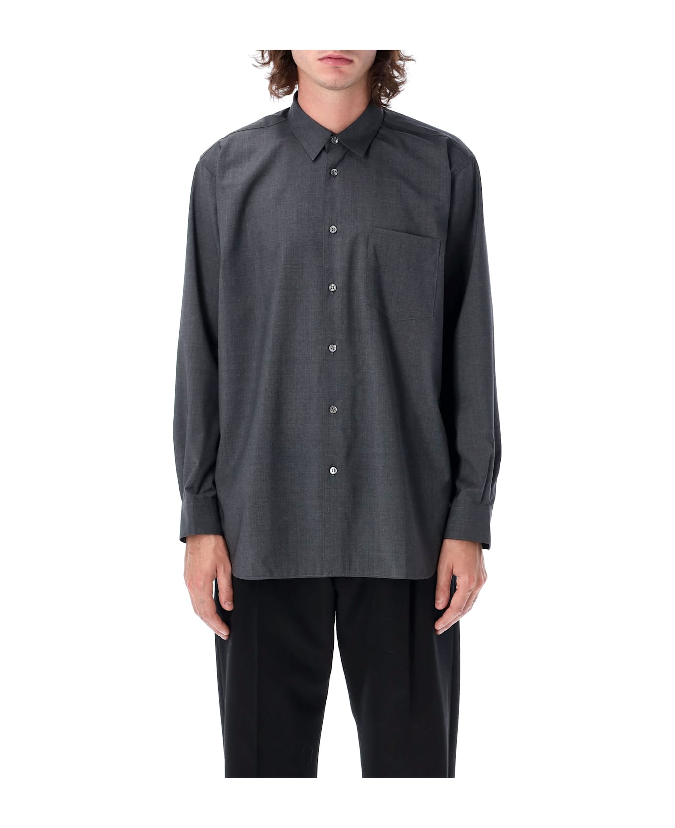 Comme des Garçons Shirt Wool Shirt - GREY