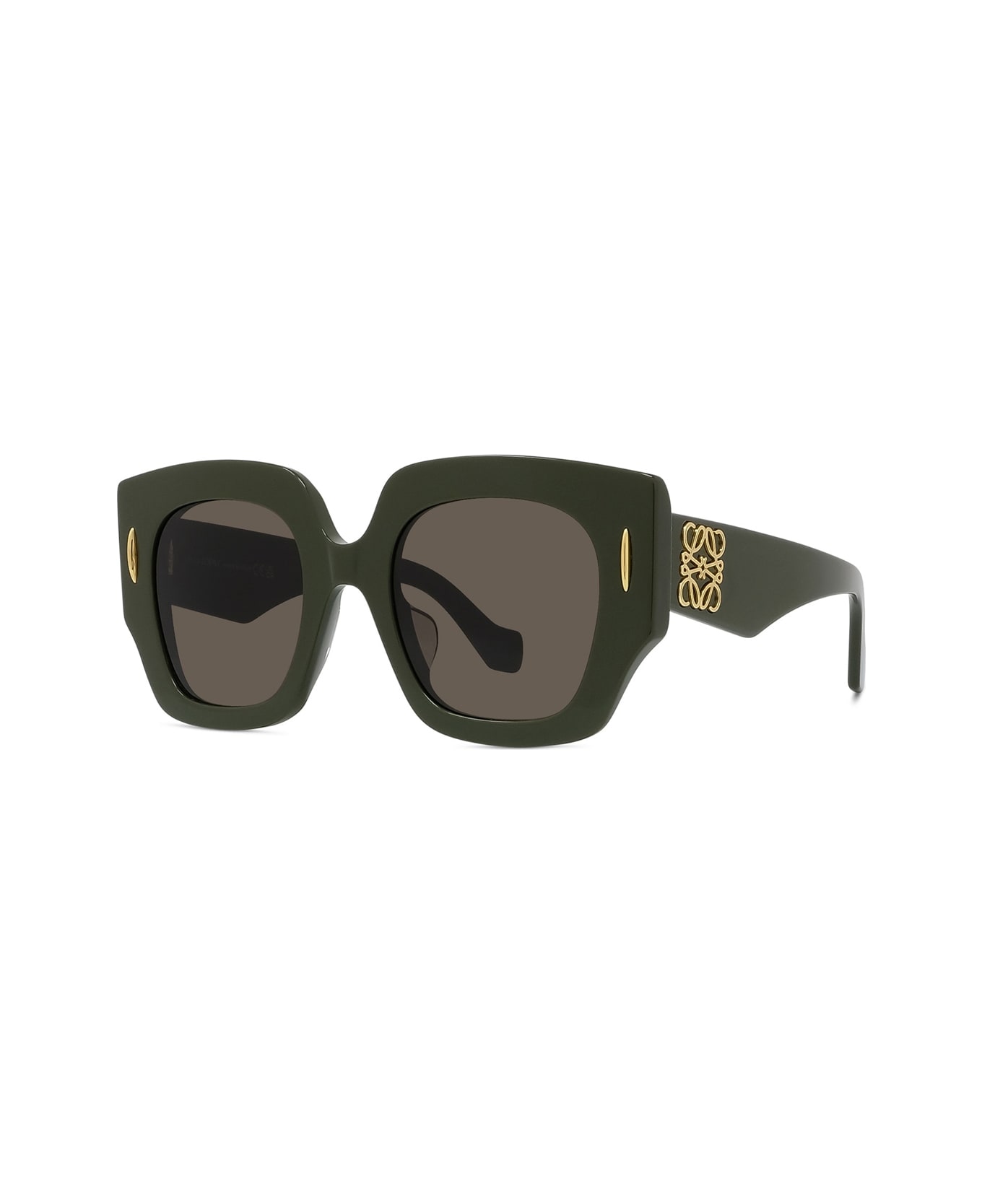 Loewe Lw40129u Anagram 96e Green Sunglasses - Verde