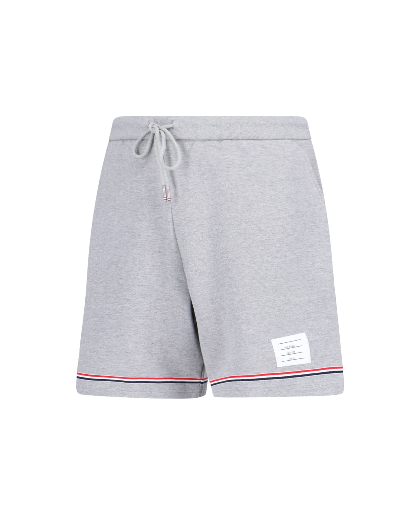 Thom Browne Logo Jogger Shorts - Grey