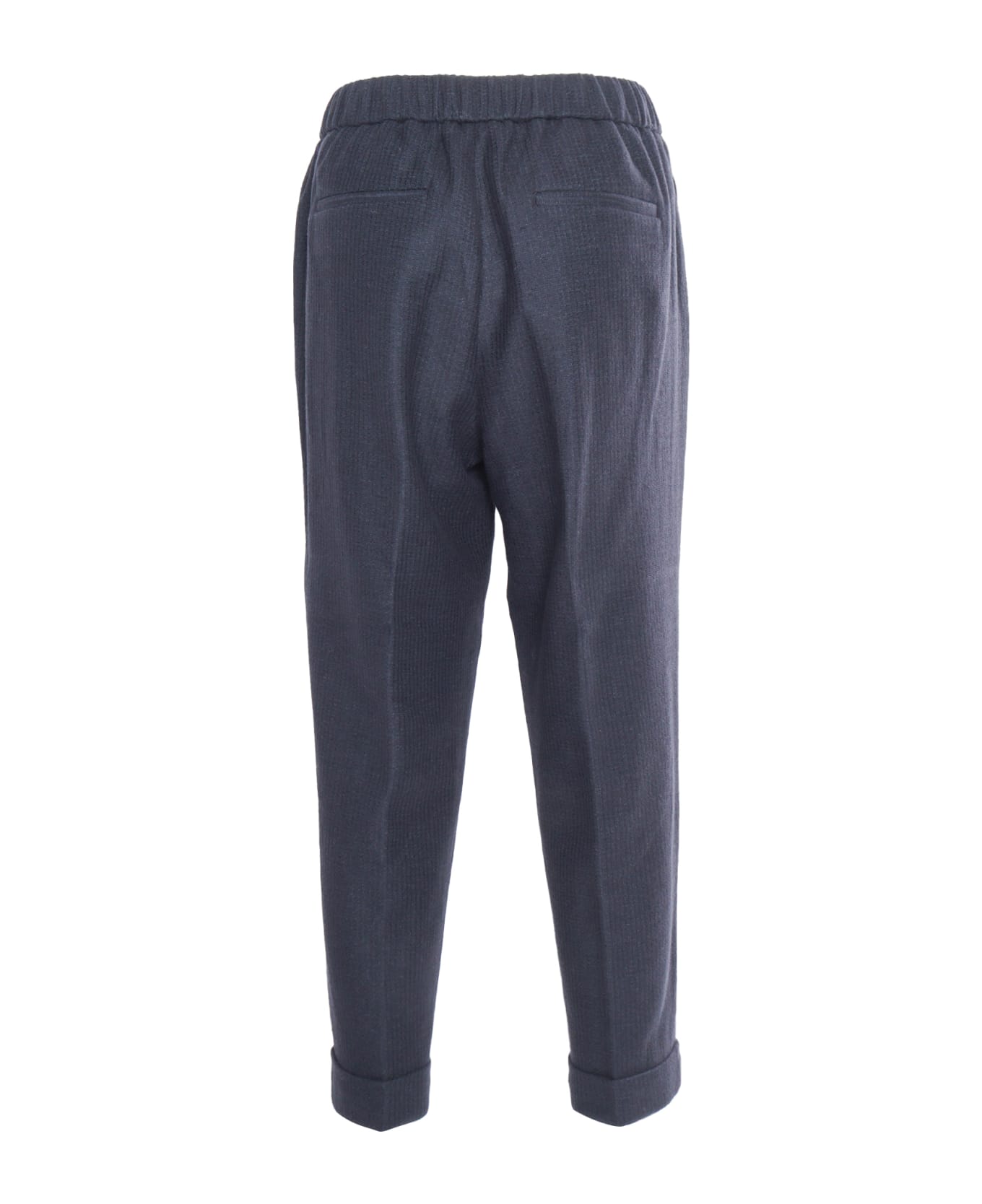 Peserico Blue Trousers - BLUE