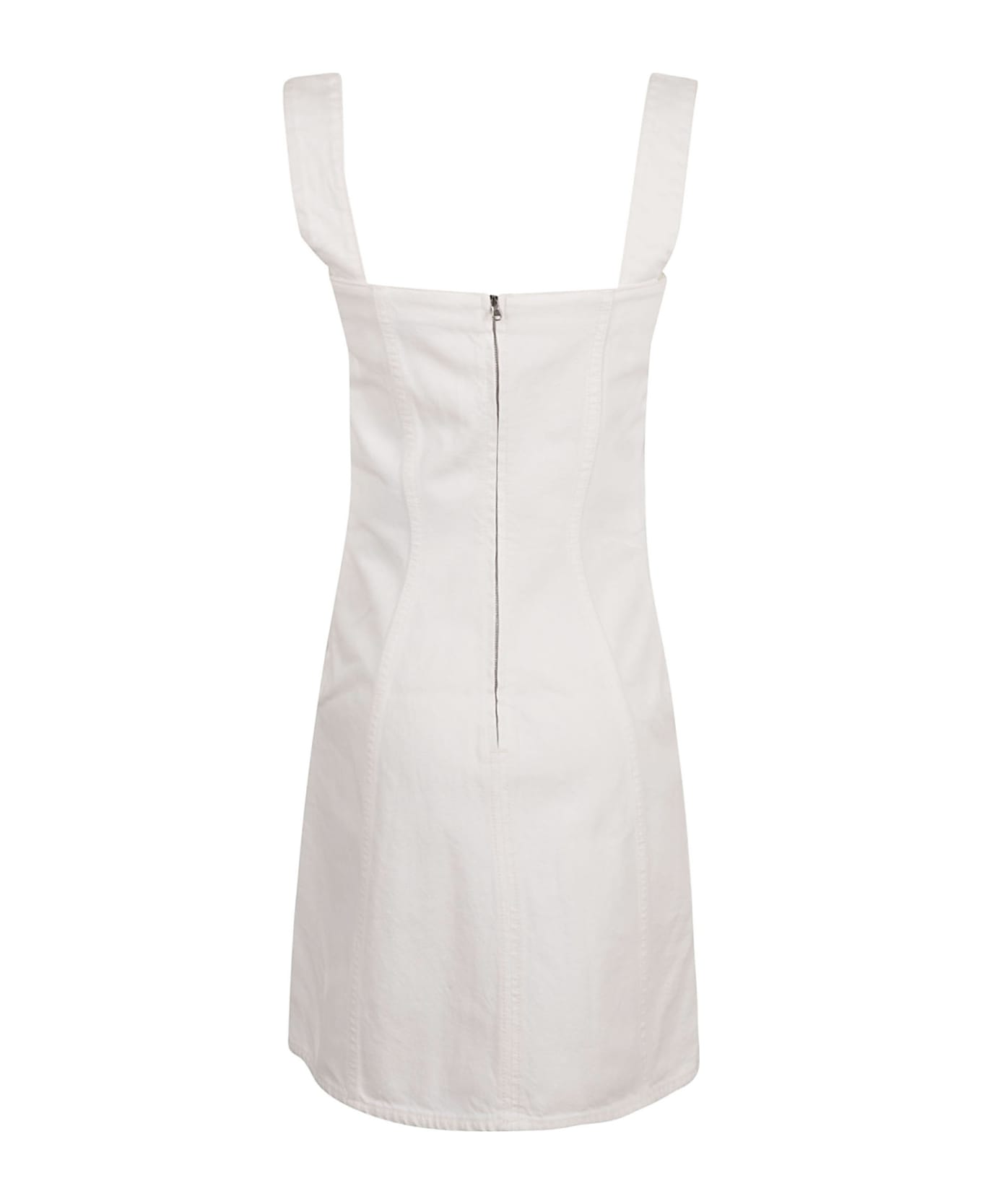 Stella McCartney Wash Denim Dress - White ワンピース＆ドレス
