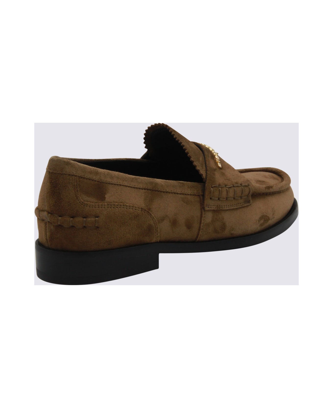 Alexander Wang Brown Leather Loafers - Brown