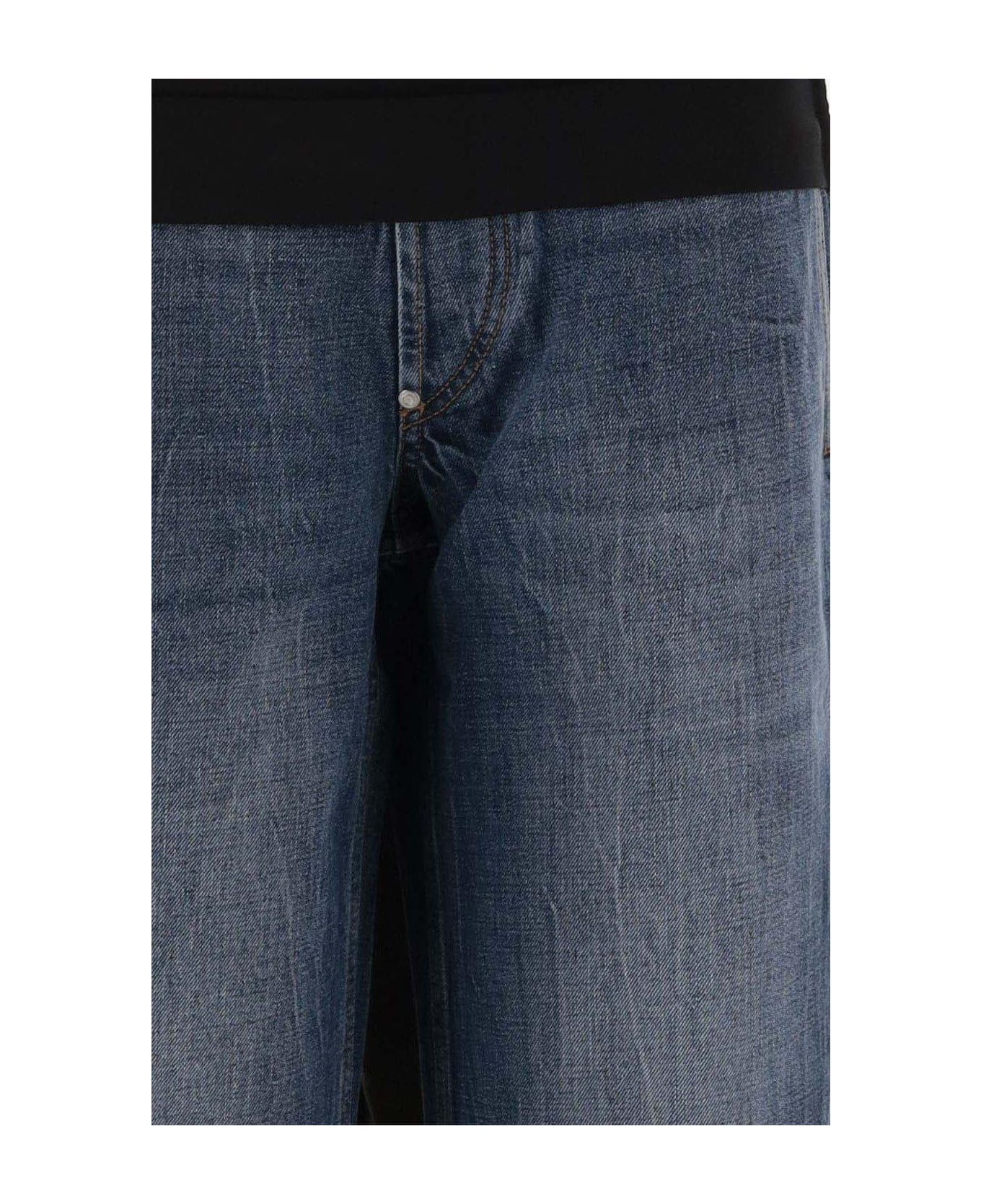 Stella McCartney Panelled Wide-leg Jeans - Blue