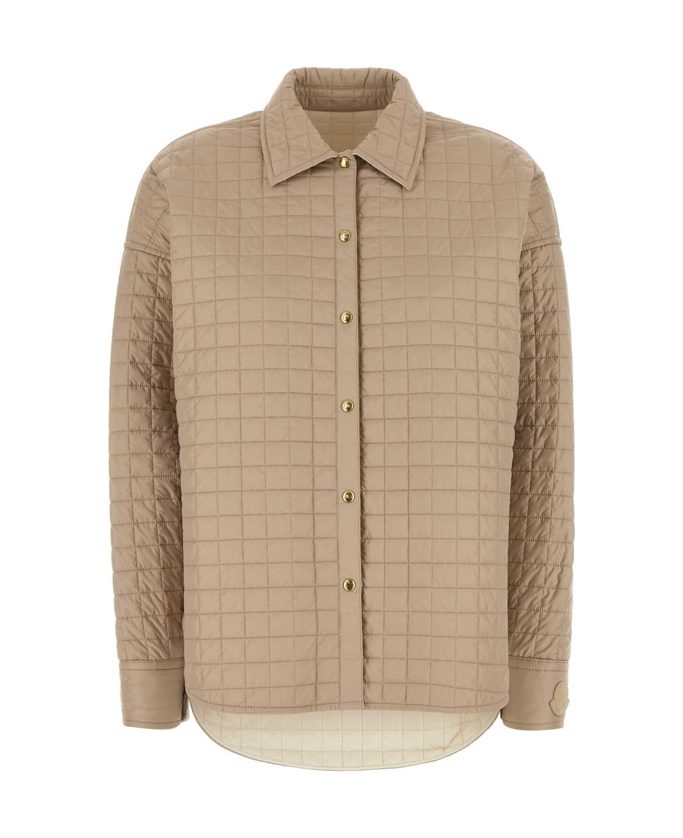 Moncler Beige Polyester Shirt - 21R