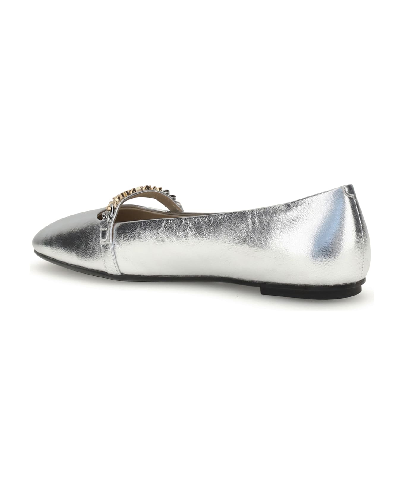 Pinko Metallic Ballerinas