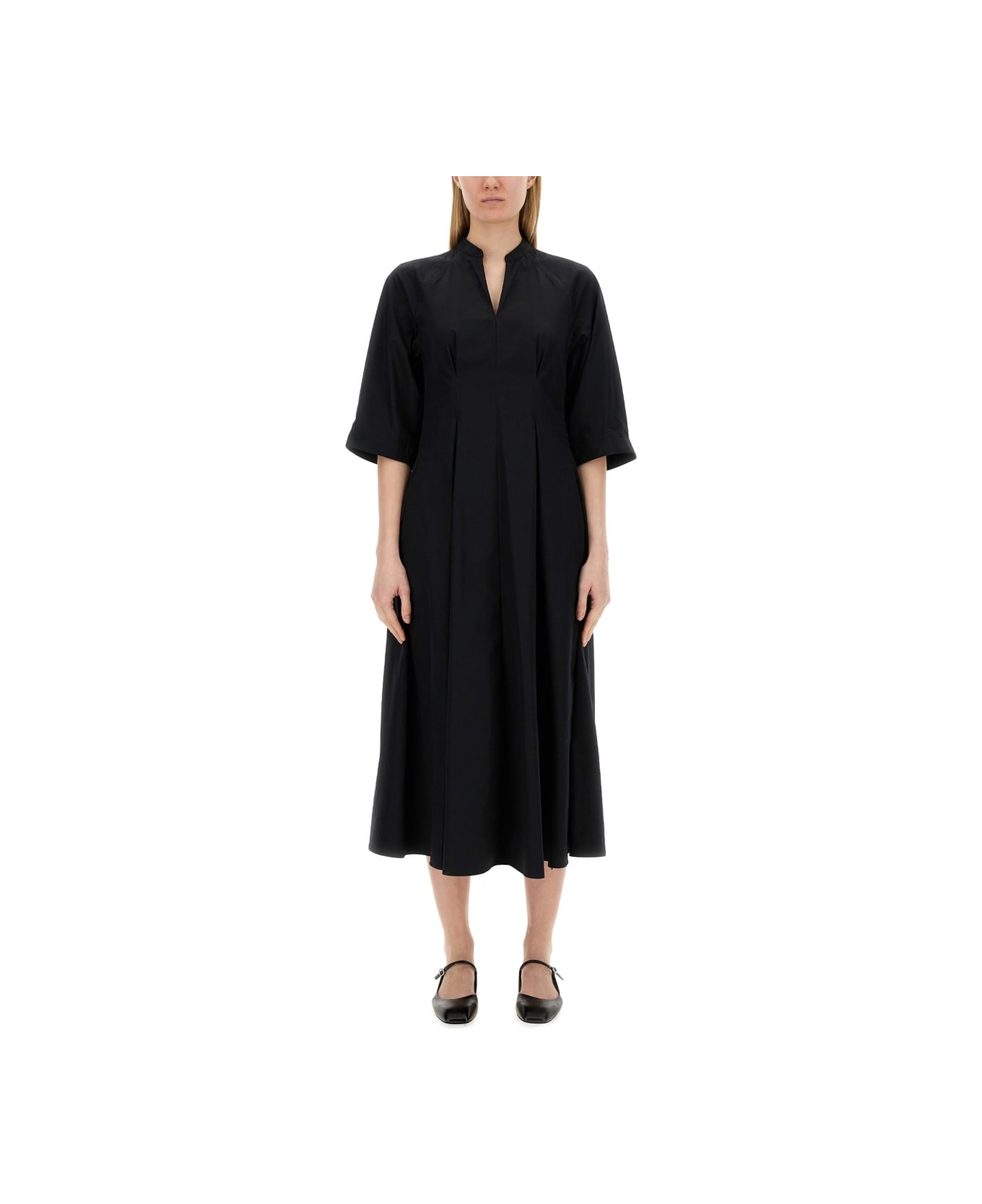 Aspesi Long Dress - BLACK ワンピース＆ドレス