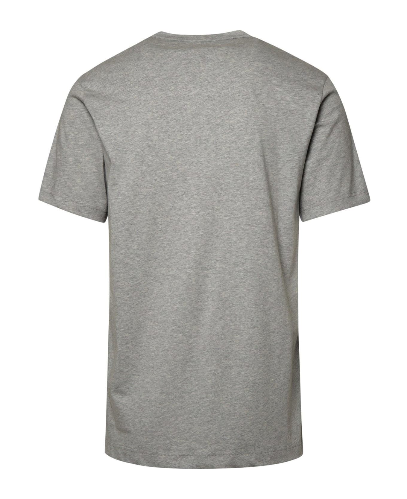 Comme des Garçons X Lacoste Logo Printed Crewneck T-shirt - Grey シャツ