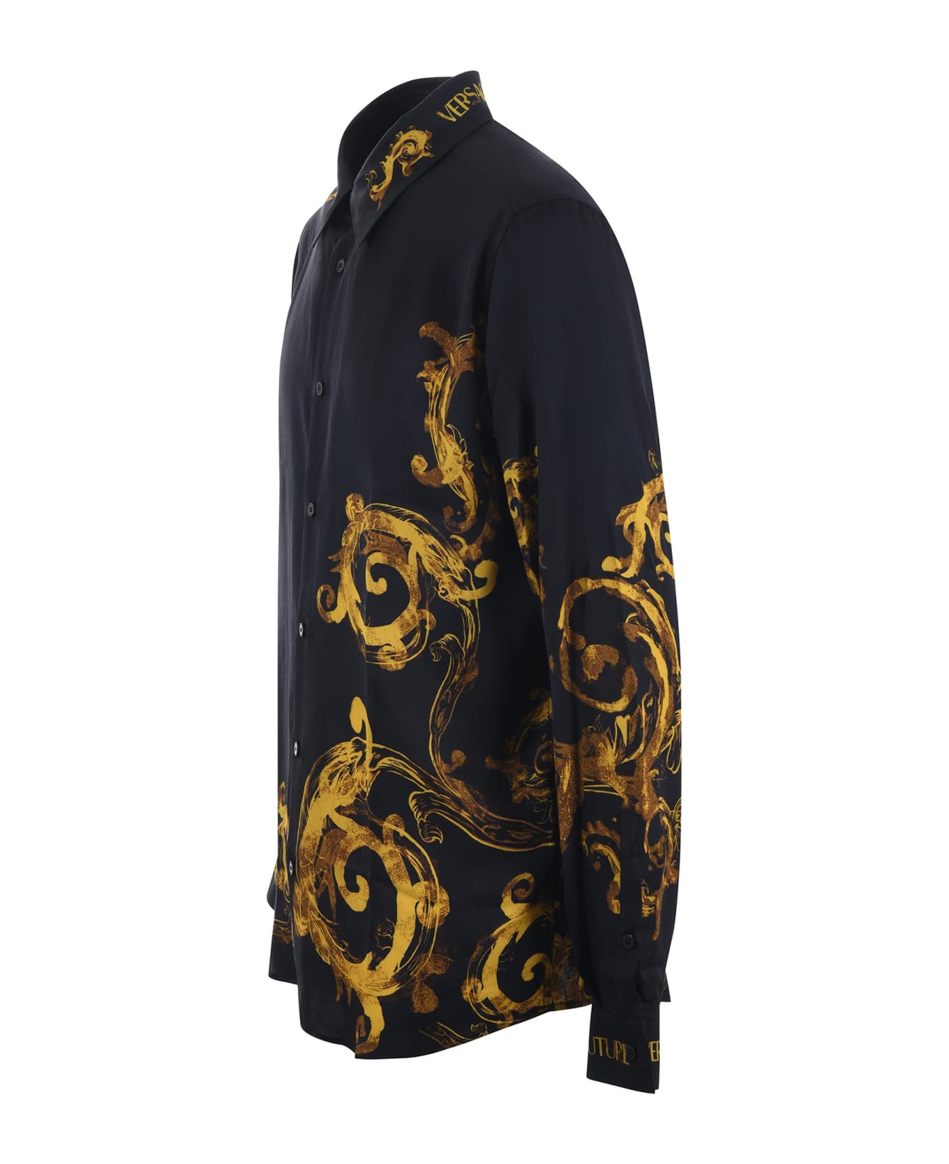 Versace Jeans Couture Baroque Shirt - Nero/oro