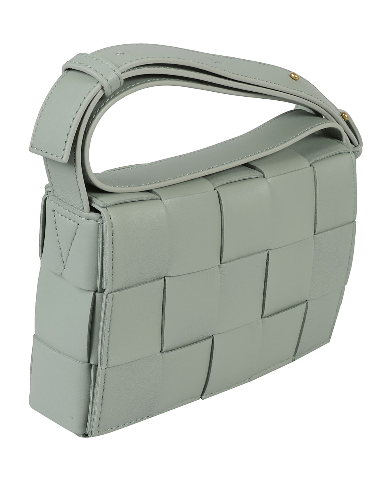 Bottega Veneta Cassette Small Shoulder Bag - NEW SAUGE-GOLD