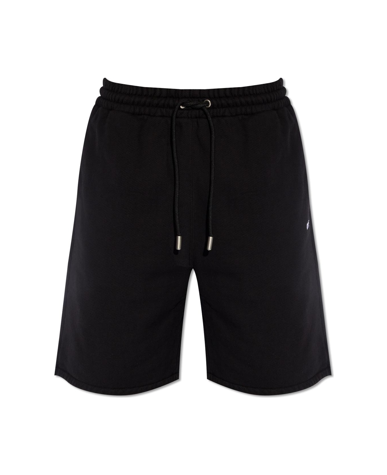 Off-White Cotton Shorts - BLACK ショートパンツ