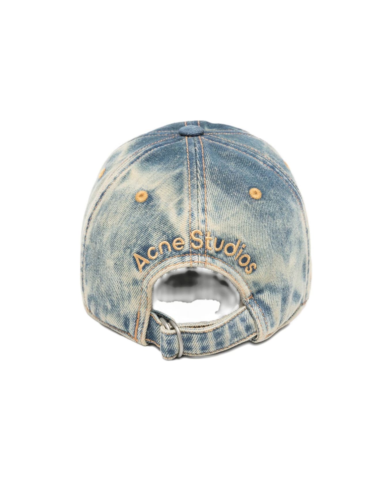 Acne Studios Cotton Baseball Cap - Blue