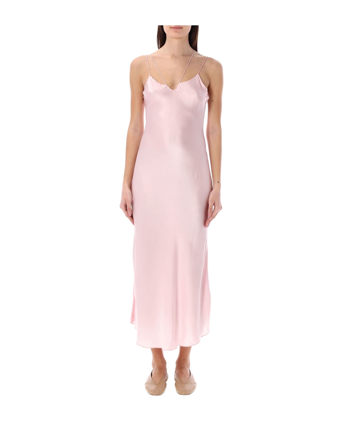 The Garment Catania Long Slip Dress - BABY PINK