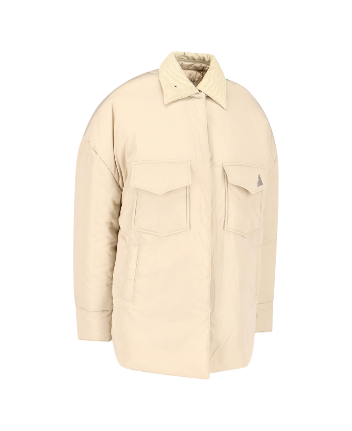 The Attico Oversize Padded Short Coat - IVORY