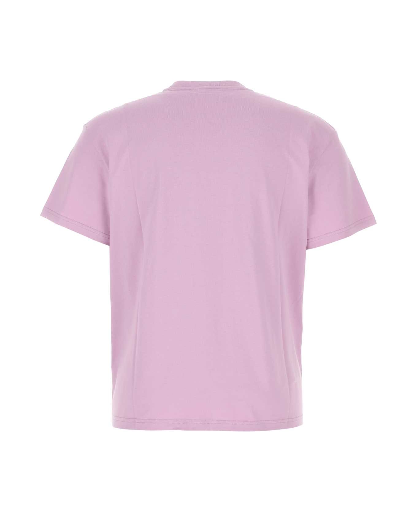 J.W. Anderson Lilac Cotton T-shirt - PINK