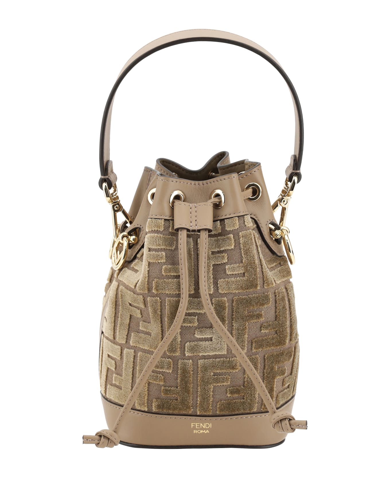 Fendi Mon Tesor Bucket Bag - Cappuccino+os