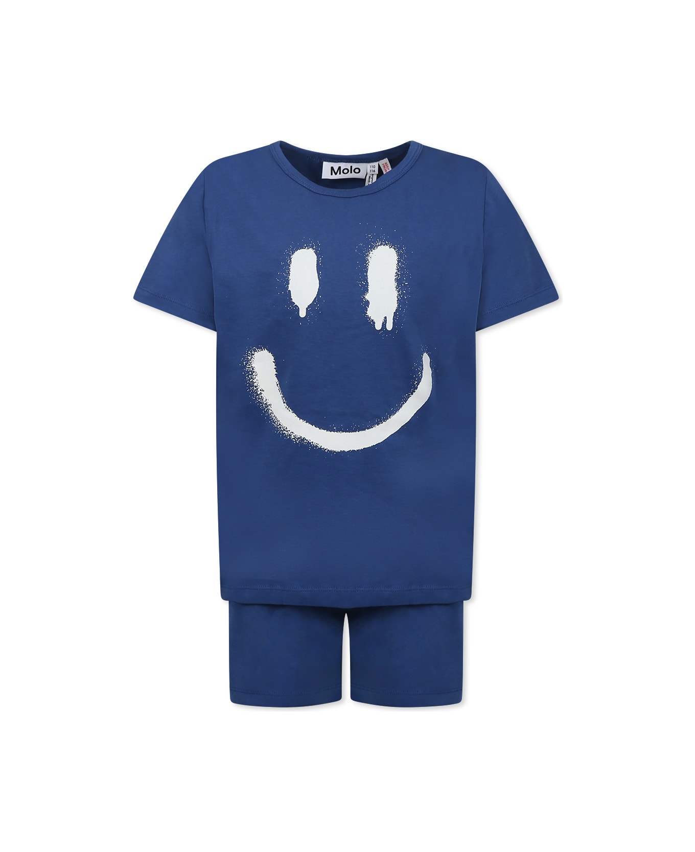 Molo Blue Pyjamas For Kids - Blue