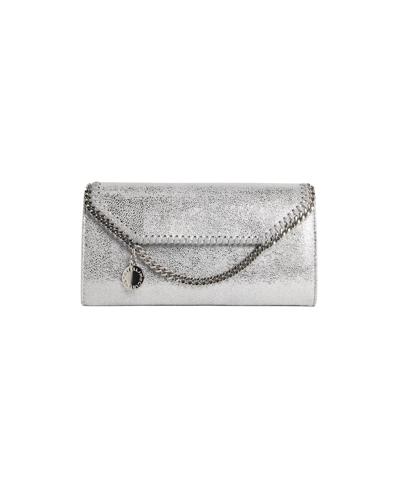 Stella McCartney Falabella Continental Wallet - Silver