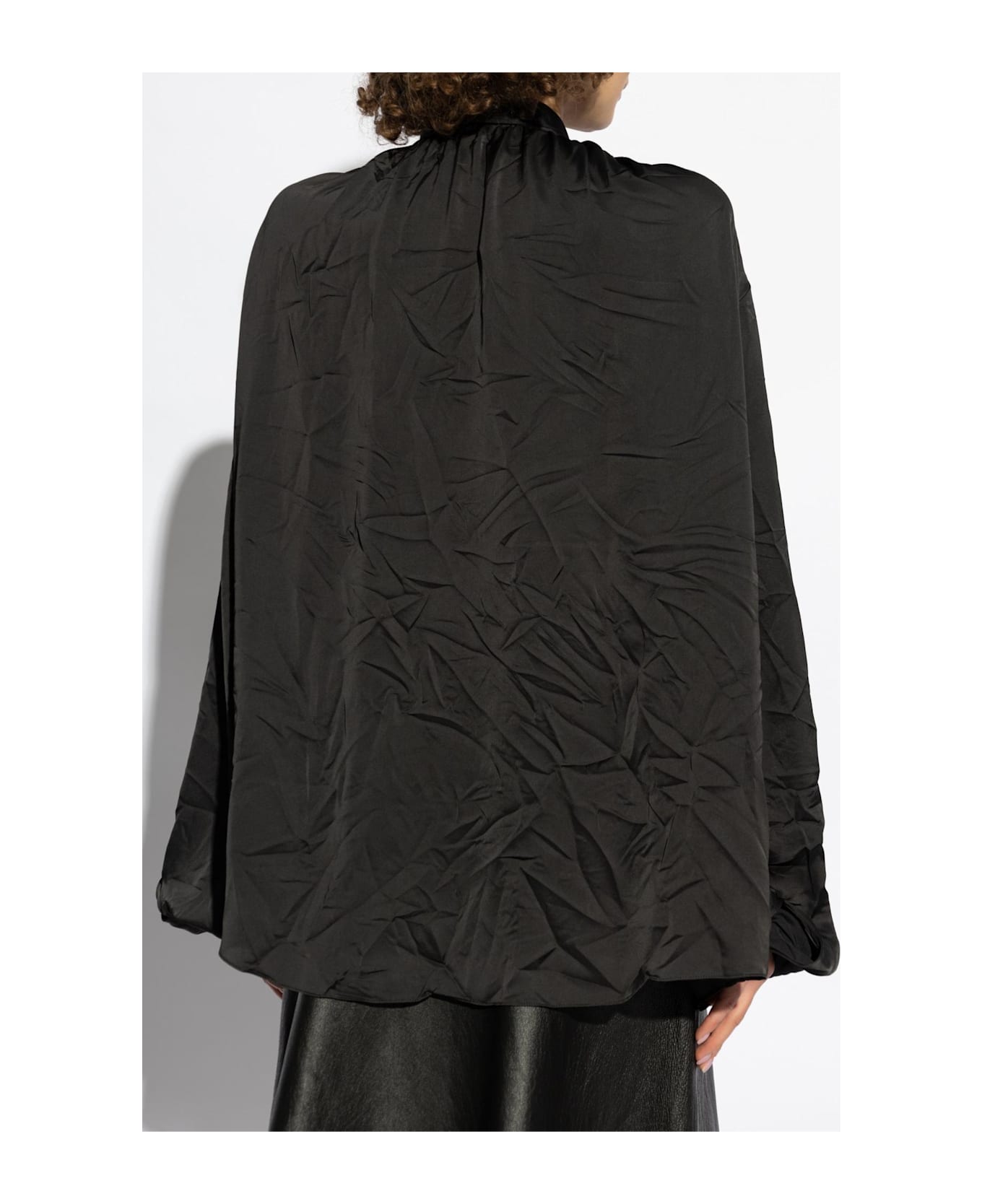 Balenciaga 'double Sleeve' Shirt - Black