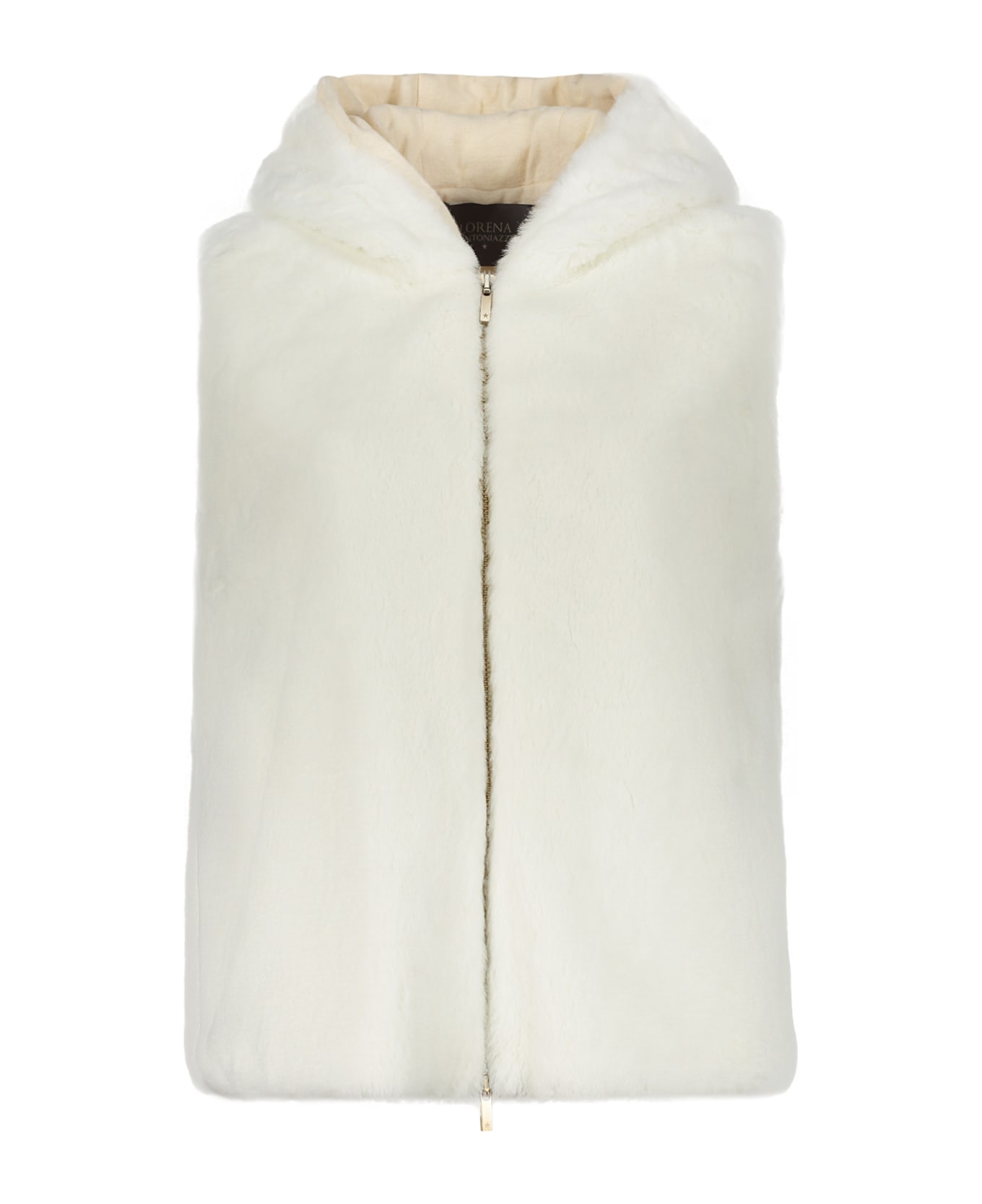 Lorena Antoniazzi Faux Fur Waistcoat - White