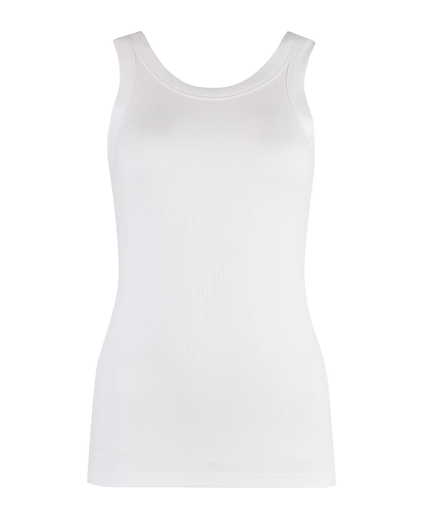 Calvin Klein Ribbed Tank Top - White