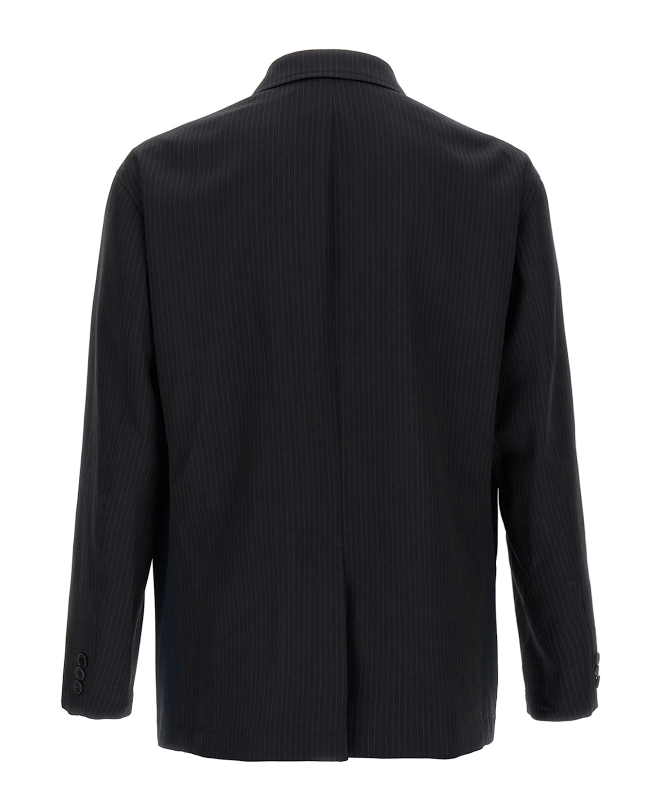 Comme des Garçons Homme Pinstripe Blazer - Blue