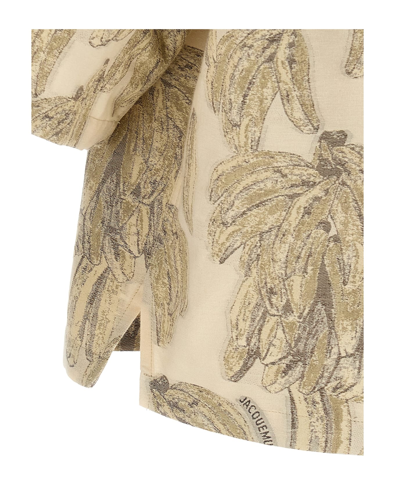 Jacquemus 
la Chemise Aloe
 Shirt - JACQUARD BANANA LOGO