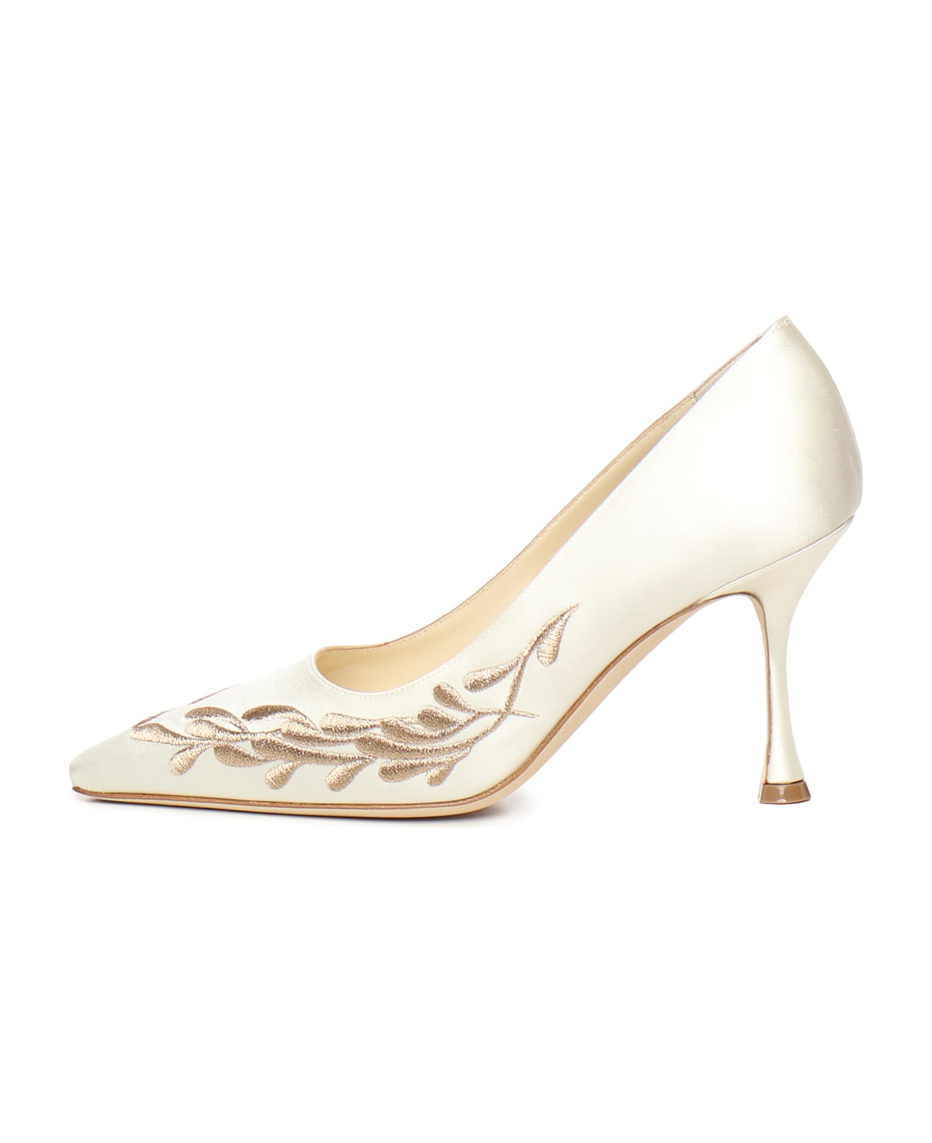 Manolo Blahnik Rabata Pumps - White