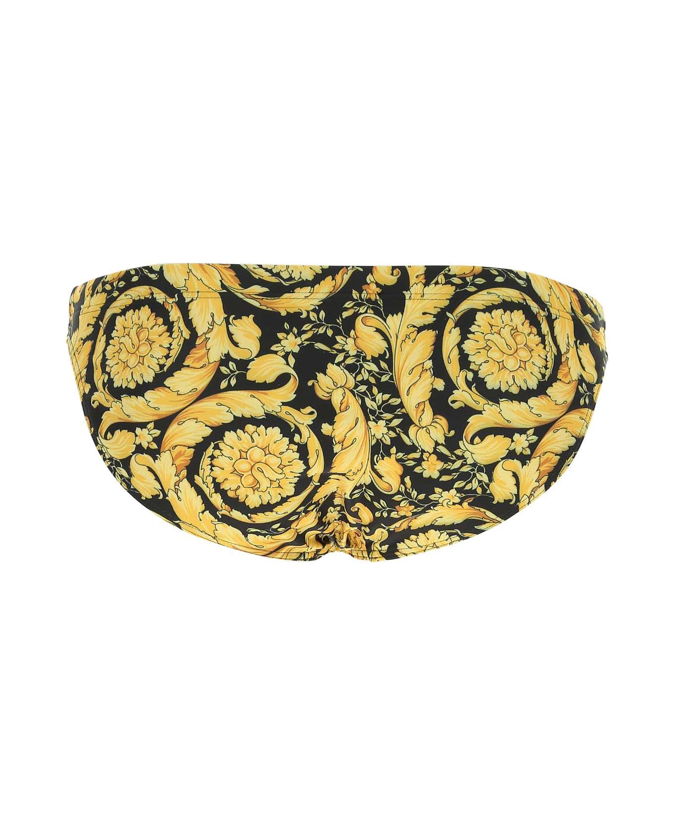 Versace Printed Stretch Polyester Slip Brief - A7900