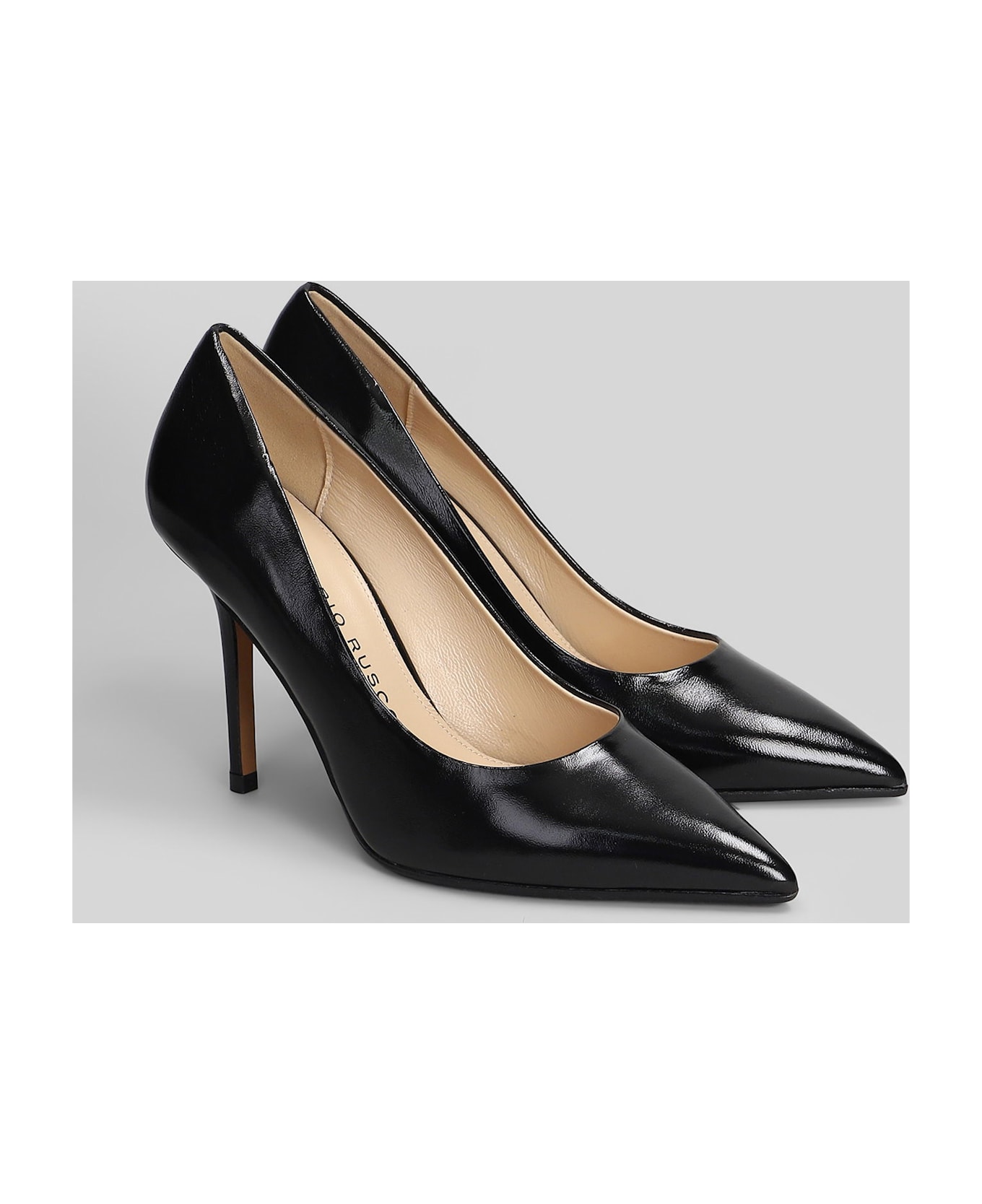 Fabio Rusconi Pumps In Black Leather - black