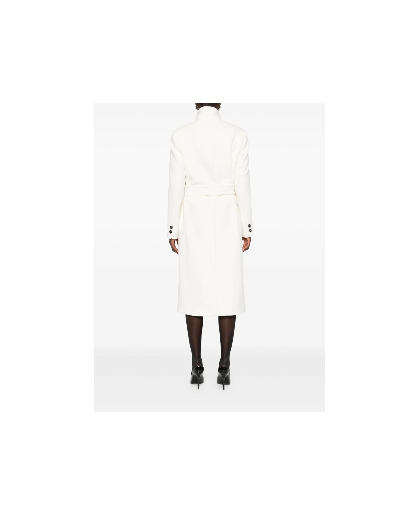 Max Mara Studio Coat - WHITE