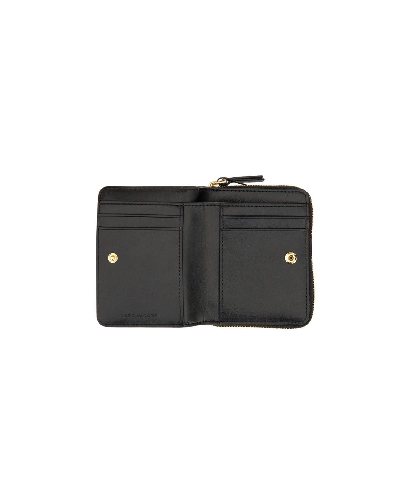 Marc Jacobs "the Compact" Mini Wallet - BLACK