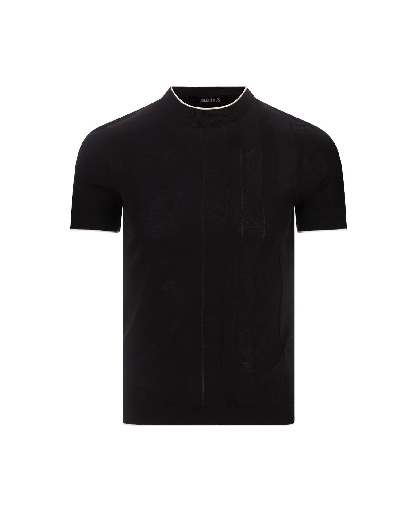 Jacquemus Trim Detailed T-shirt - 990 BLACK